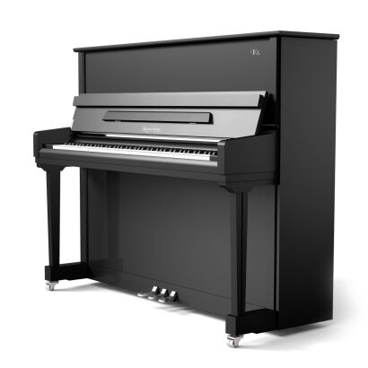 pianino Kayserburg Atelier 122 EU czarny połysk + chrom