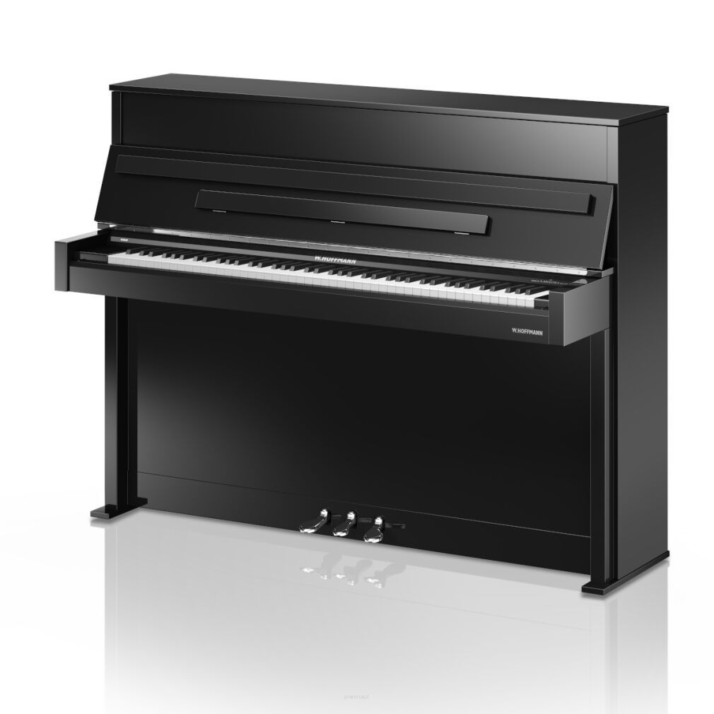 pianino W.Hoffmann V2 czarny połysk + chrom