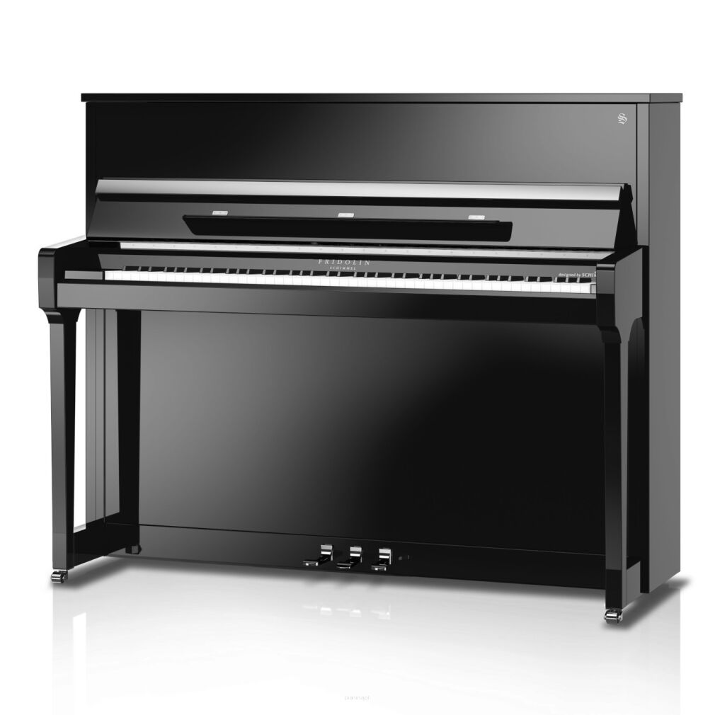 pianino Fridolin Schimmel F121 Tradition czarny połysk + chrom