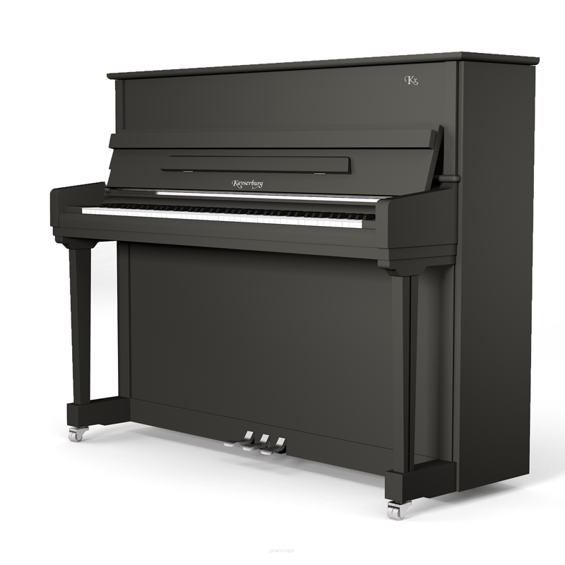 pianino Kayserburg Atelier 120 EU czarny mat + chrom