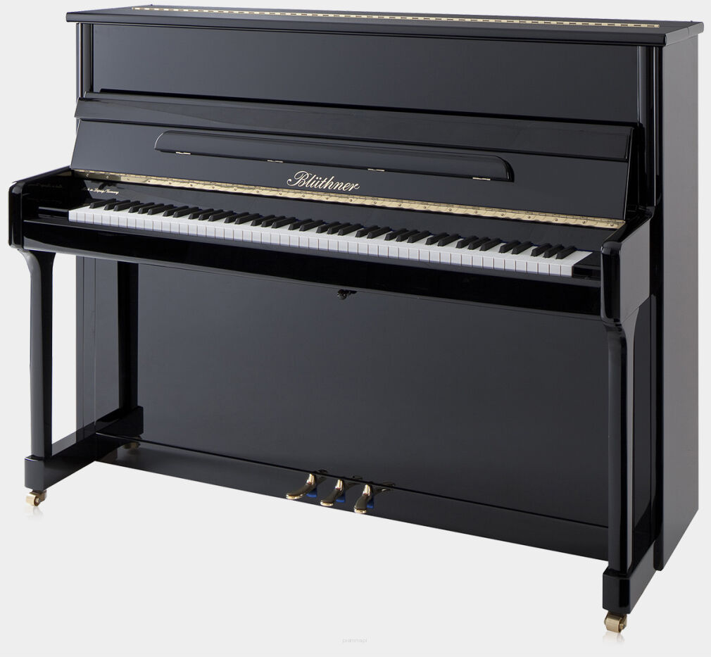 pianino Bluthner Modell 118 czarny połysk