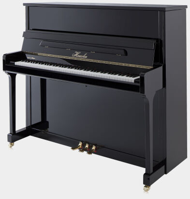 pianino klasyczne Haessler H124 czarny połysk