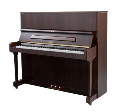 pianino klasyczne Petrof P125 F1 orzech połysk