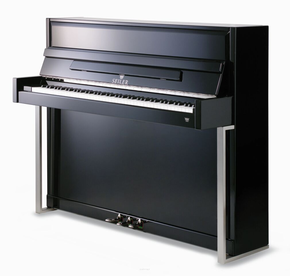 pianino Seiler Accent 116 czarny połysk + chrom