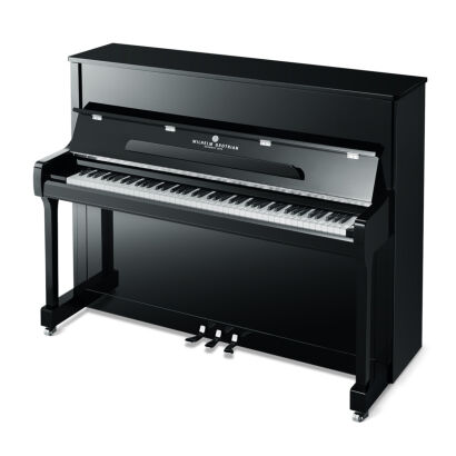 pianino Wilhelm Grotrian WGS120 czarny połysk + chrom