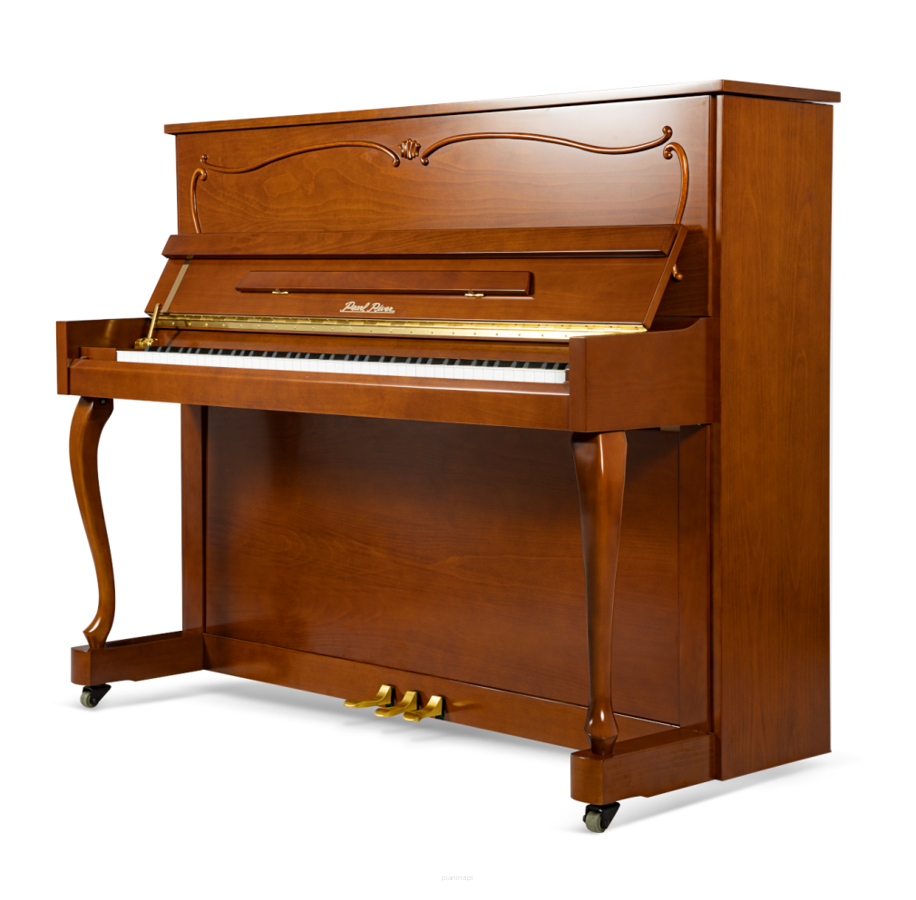 pianino stylizowane Pearl River Chippendale 123 EU orzech antyczny