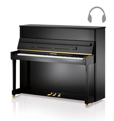 pianino W. Hoffmann T 122 z systemem cichej gry Vario Duet