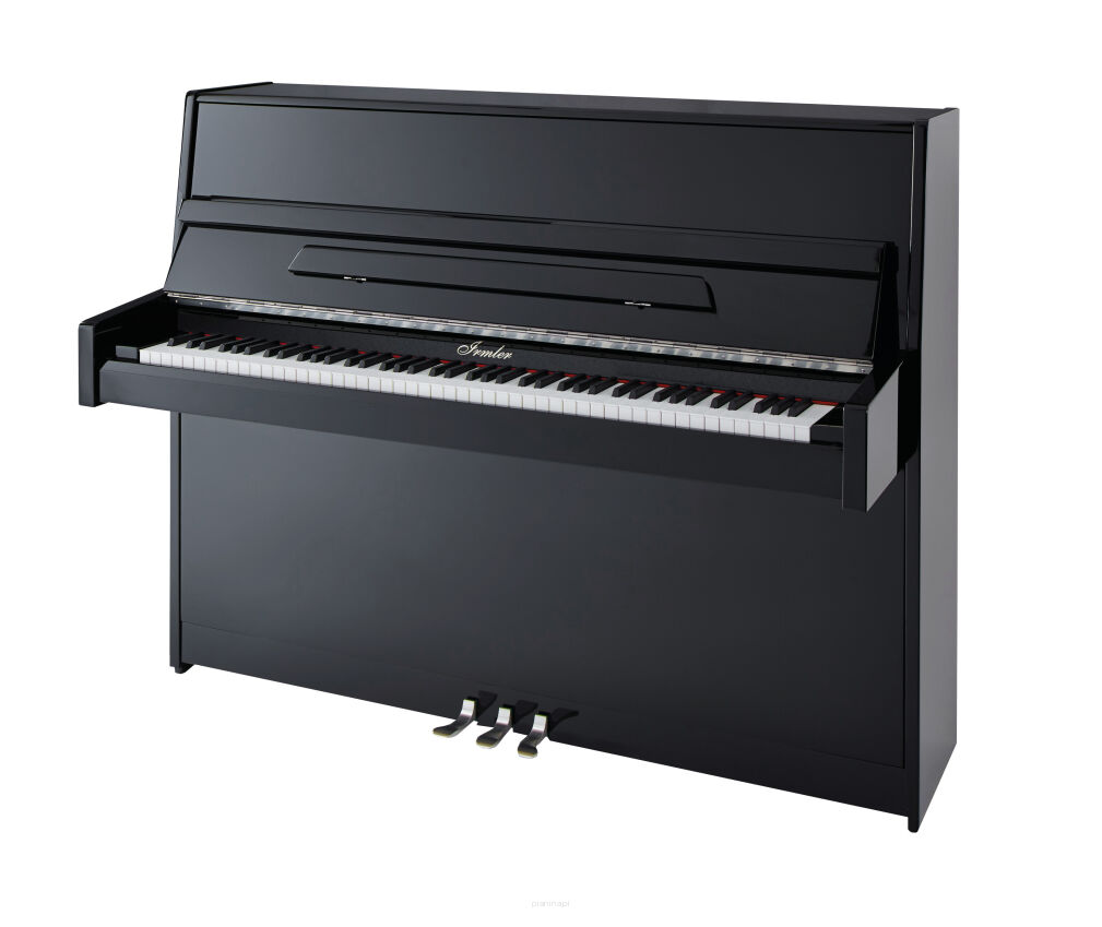 pianino akustyczne Irmler Studio 112 czarny połysk + chrom