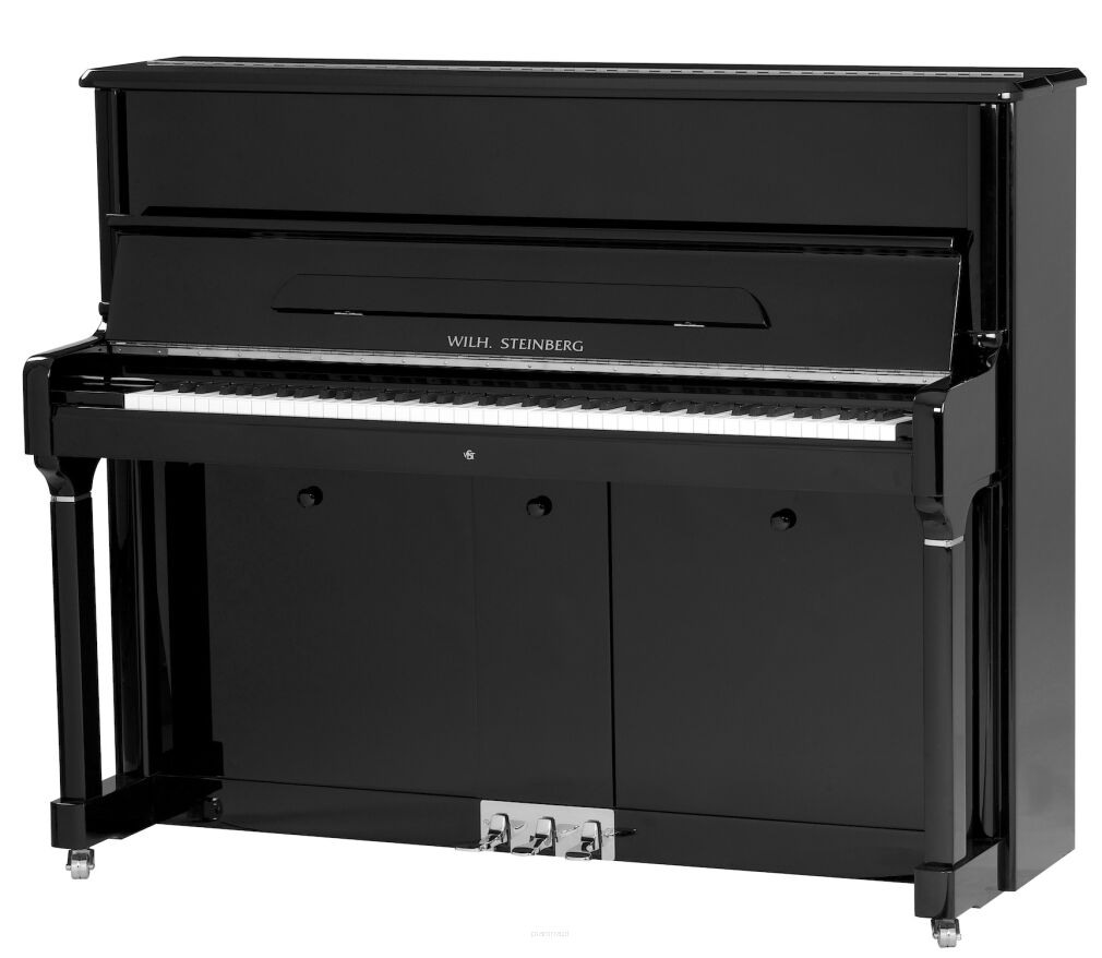 pianino Wilh. Steinberg P125 SR czarny połysk + chrom