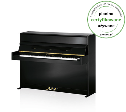 pianino używane certyfikowane C.Bechstein A114 Modern czarny połysk