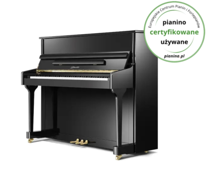 pianino używane certyfikowane Ritmuller Canon 118 EU czarny połysk