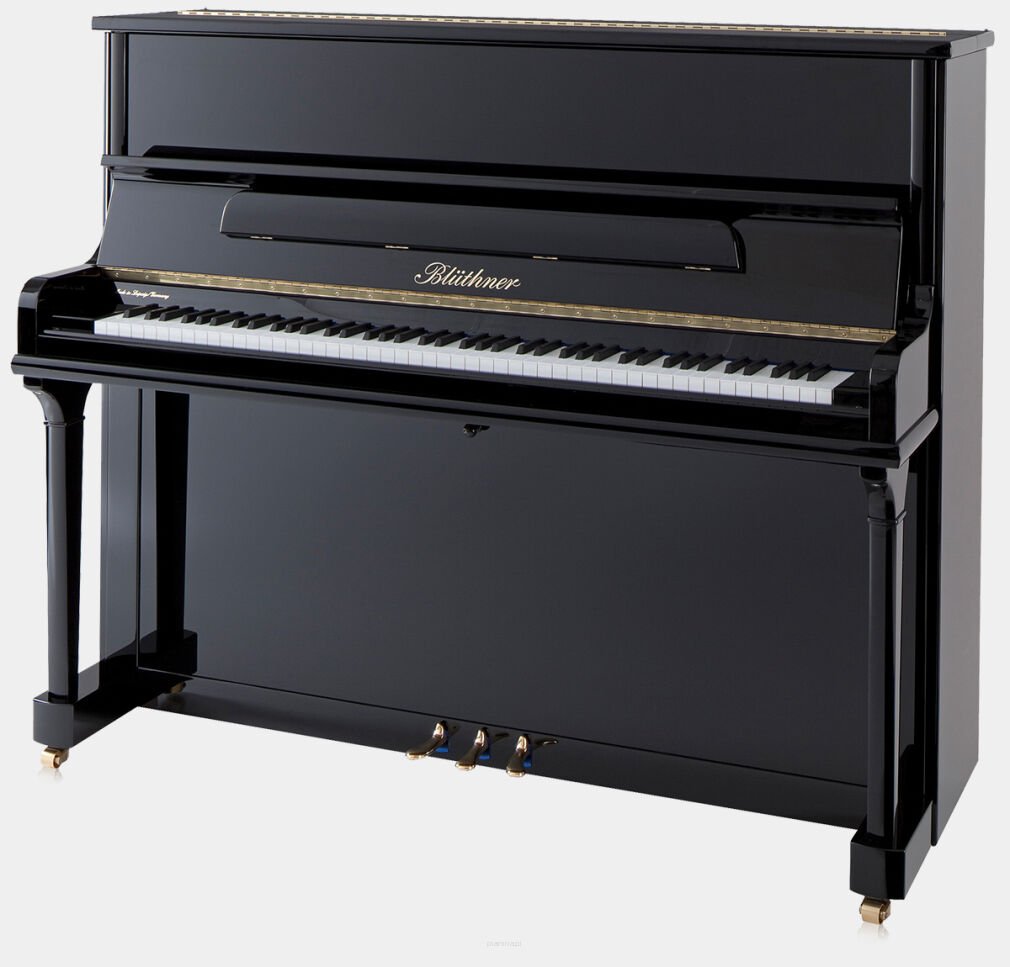 pianino Blüthner Modell 124 czarny połysk