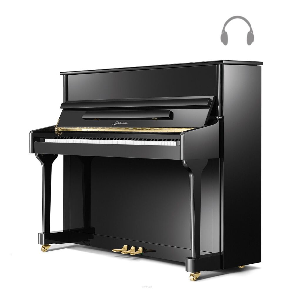 pianino Ritmuller Canon 118 EU czarny połysk + system cichej gry