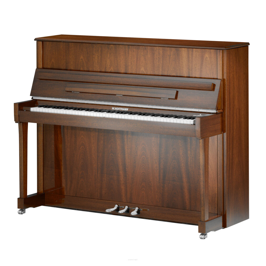 pianino W.Hoffmann T122 orzech połysk + chrom