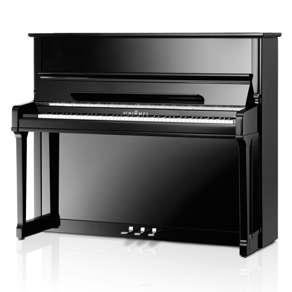 pianino Schimmel K125 Tradition czarny połysk + chrom