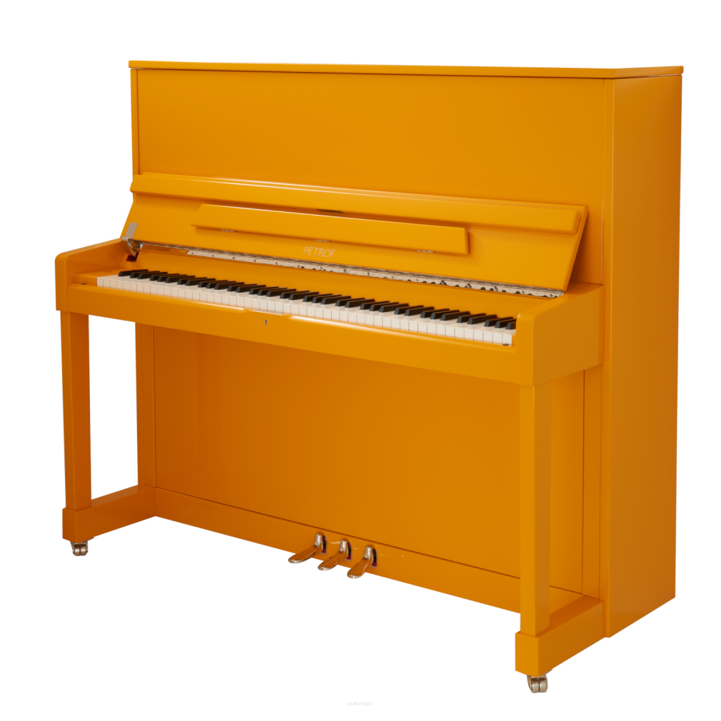 pianino Petrof P125 M1 miodowy połysk